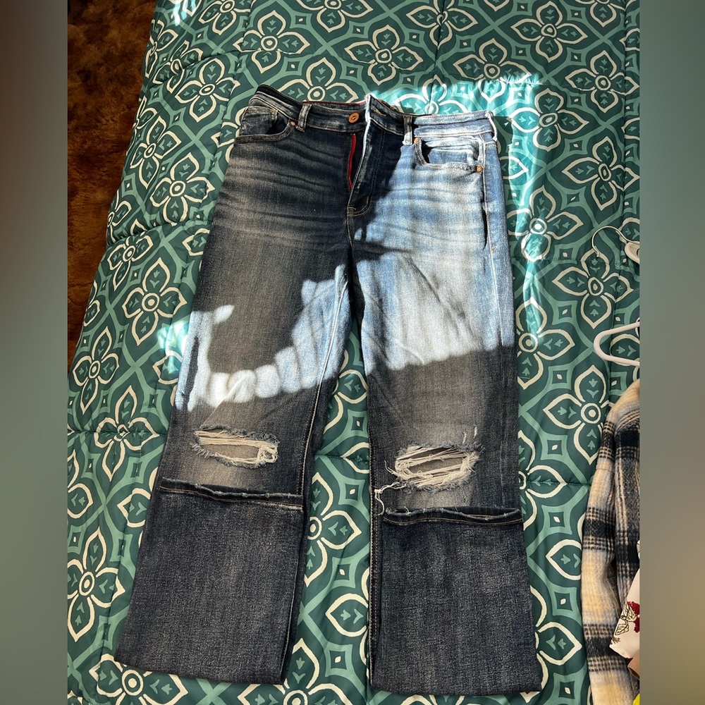 Straight leg jeans